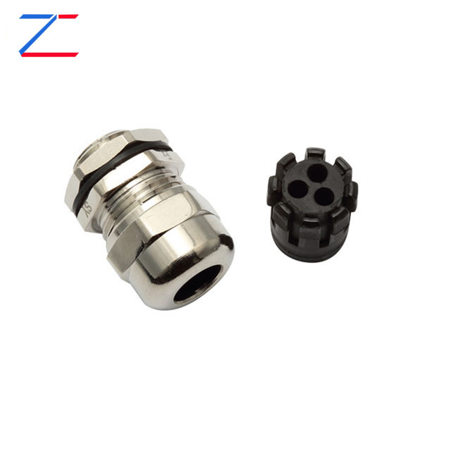 Multi-hole Metal cable gland (3 butas)